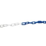 Cadena PVC 6mm Azul/Blanco Bolsa 25 Metros