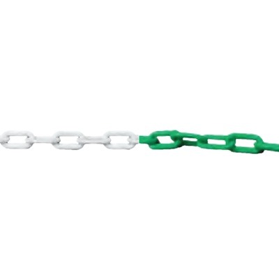 Cadena PVC 8mm Verde/Blanco Bolsa 25 Metros
