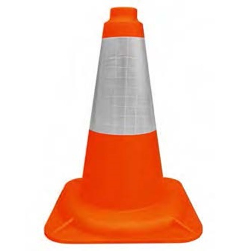 90402 Cono Pvc Naranja Flexible 45cm