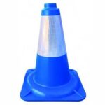 Cono Pvc Azul Flexible 45 cm.