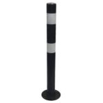 Bolardo Superficie Acero 100cm Negro