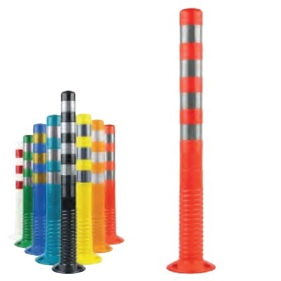 Bolardo Flexible Negro de Ø8cm 100cm