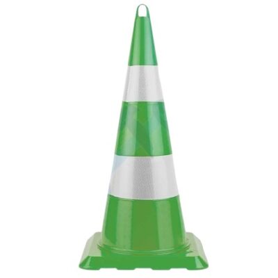 Cono 80cm Verde PVC Blando