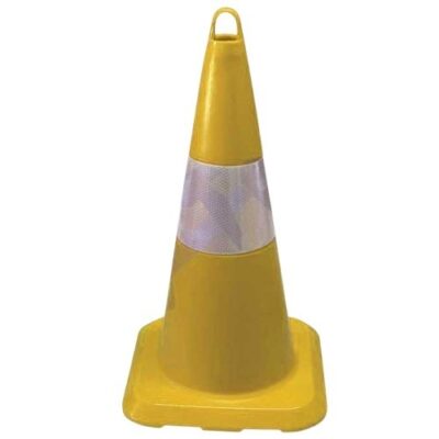 Cono 54cm Amarillo PVC Blando