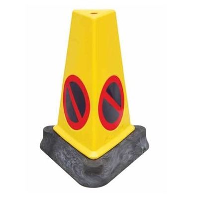 Cono Informativo 3 Caras 50cm Prohibido Aparcar.
