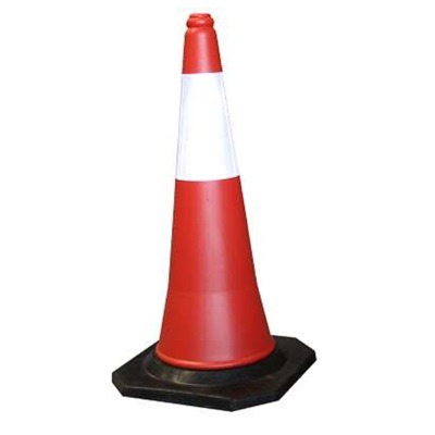 Cono Naranja Polietileno 75cm 2 Piezas.