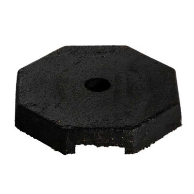 Base Caucho Poste Ø60mm.
