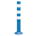 Bolardo Flexible Poliuretano Azul de Ø8cm.