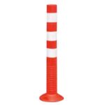 Bolardo Flexible Poliuretano Naranja de Ø8cm.