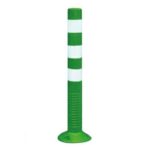 Bolardo Flexible Poliuretano Verde de Ø8cm.