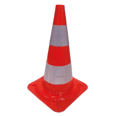 Cono PVC Blando 48 cm. Naranja.