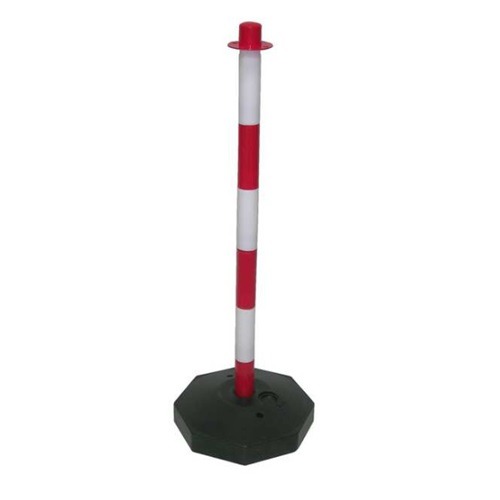 poste-rb-base-octogonal-102 Poste Rojo/Blanco Base Octogonal