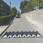 Paso de Peatones Elevado de Caucho
