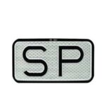 Placa Servicio Público 150x75mm V-9.
