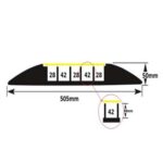 Reductor Protector Cables 912x505x50mm. 5 Canales. - Imagen 4